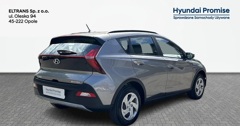 Hyundai Bayon cena 71900 przebieg: 6900, rok produkcji 2022 z Pniewy małe 301